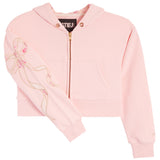 Rose Floral Bow Dylan Zip Jacket