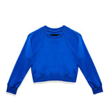 Dylan Solid Raglan Crop Sweatshirt - Denny's