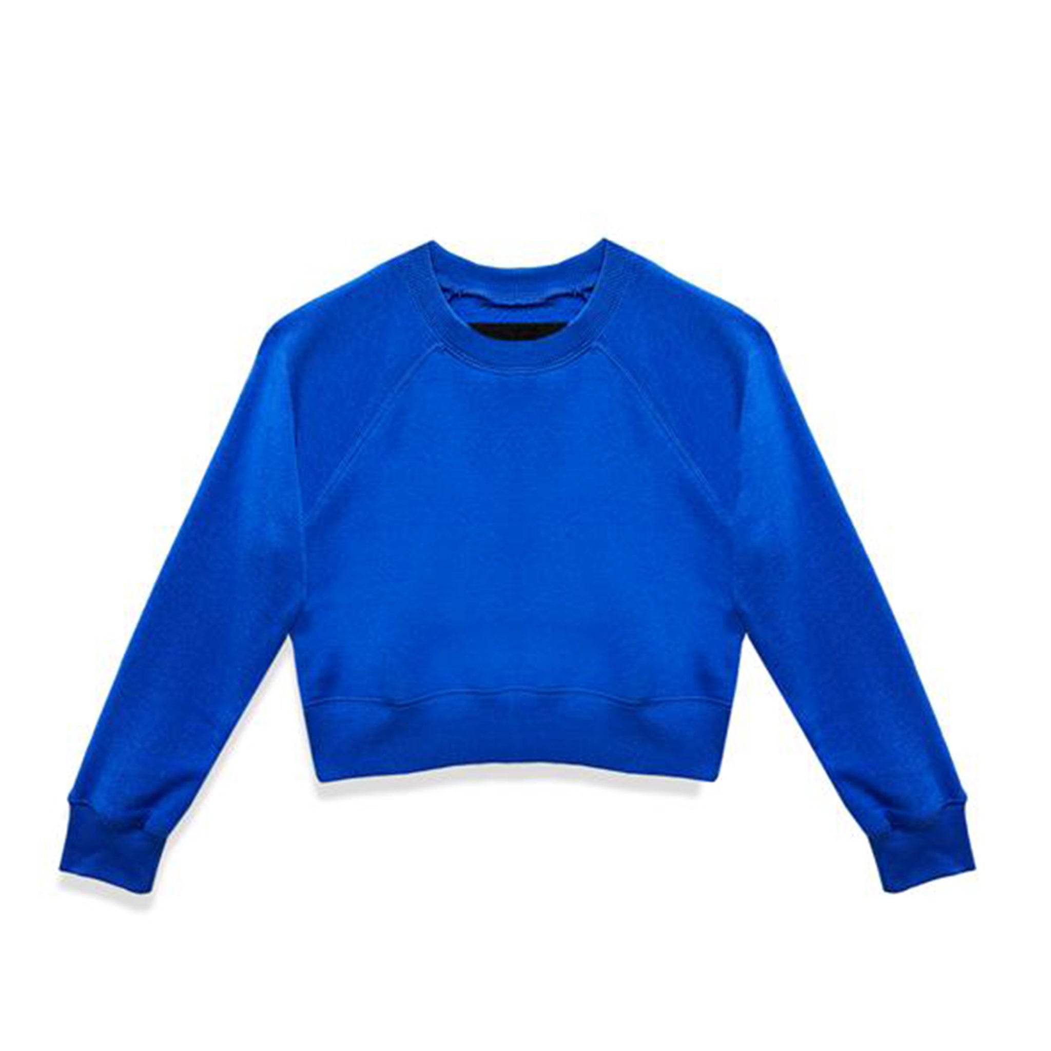 Dylan Solid Raglan Crop Sweatshirt - Denny's