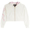 Dylan Coquette Bow Crop Zip Hoodie - Denny's