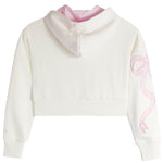 Dylan Coquette Bow Crop Zip Hoodie - Denny's