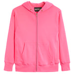 Dylan Solid Oversized Zip Hoodie - Denny's