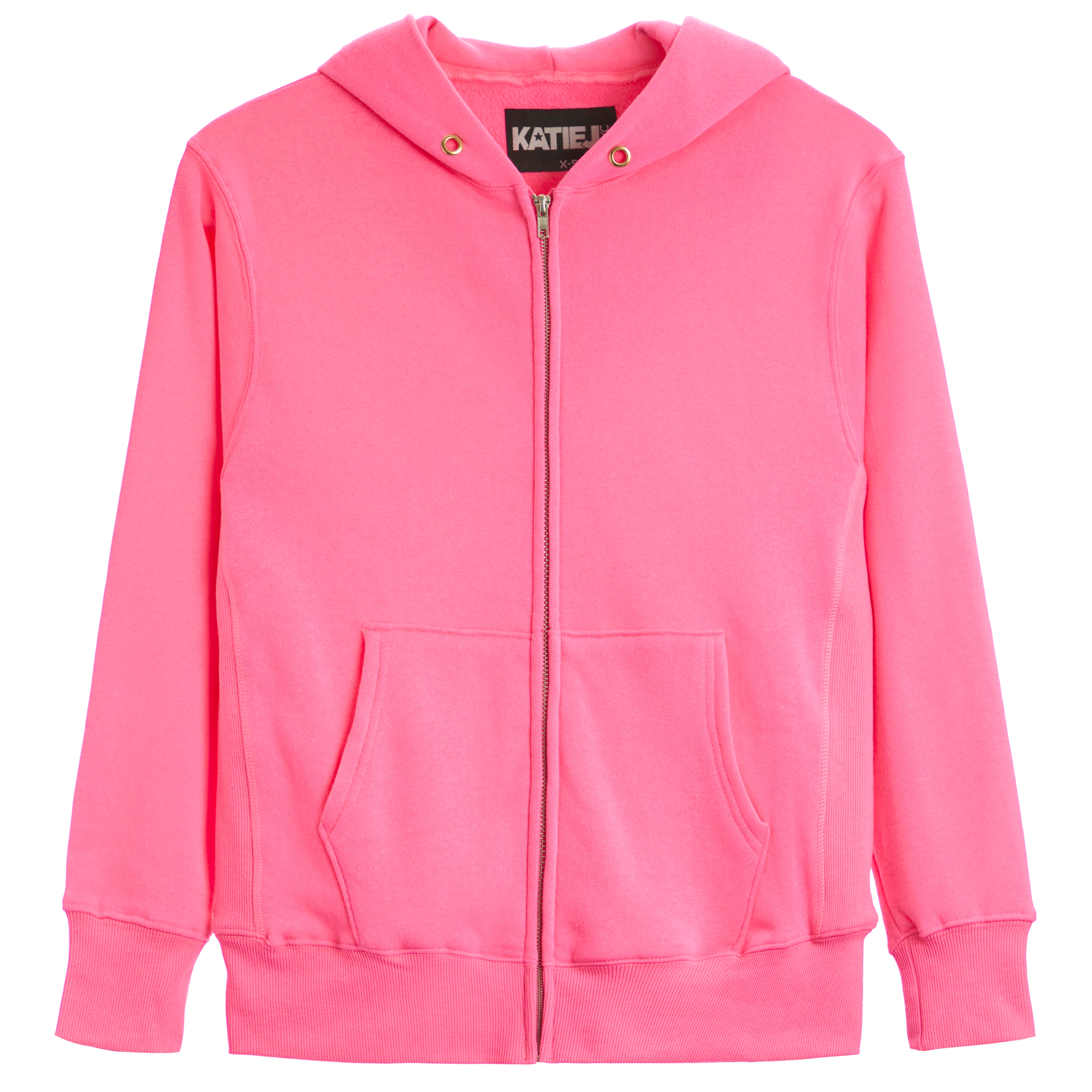 Dylan Solid Oversized Zip Hoodie - Denny's