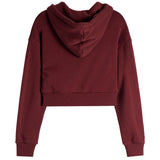 Dylan Crop Fleece Zip Hoodie - Denny's