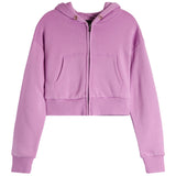 Dylan Crop Fleece Zip Hoodie - Denny's