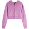 Dylan Crop Fleece Zip Hoodie - Denny's