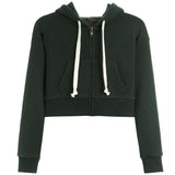 Dylan Crop Zip Hoodie - Denny's