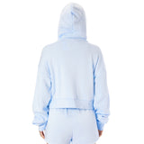 Dylan Solid Crop Zip Hoodie - Denny's