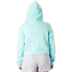 Dylan Solid Crop Zip Hoodie