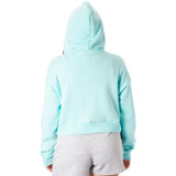 Dylan Solid Crop Zip Hoodie