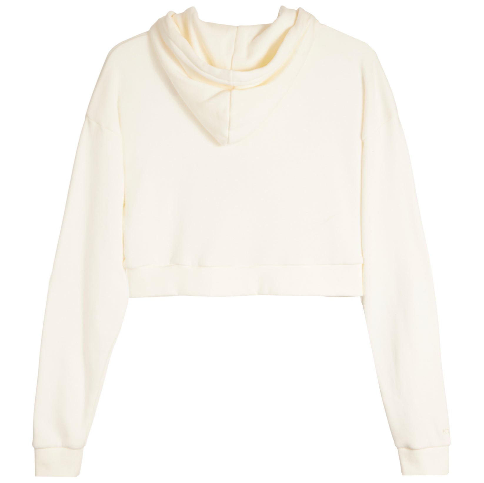 Dylan Solid Crop Zip Hoodie - Denny's
