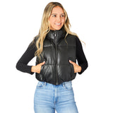 Pleather Vest - Denny's