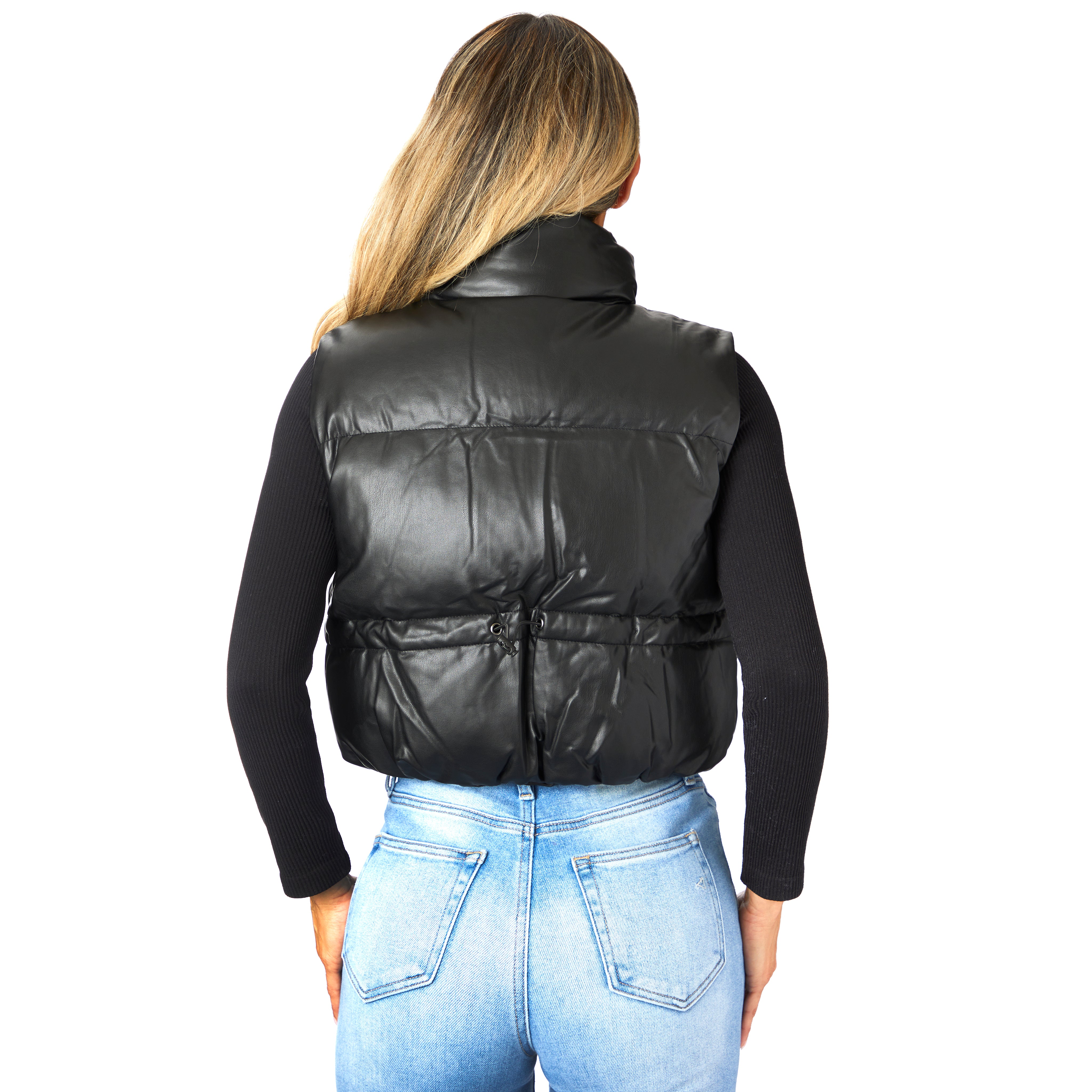 Pleather Vest - Denny's