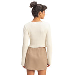 Ribbed Tie Cardigan - Denny's