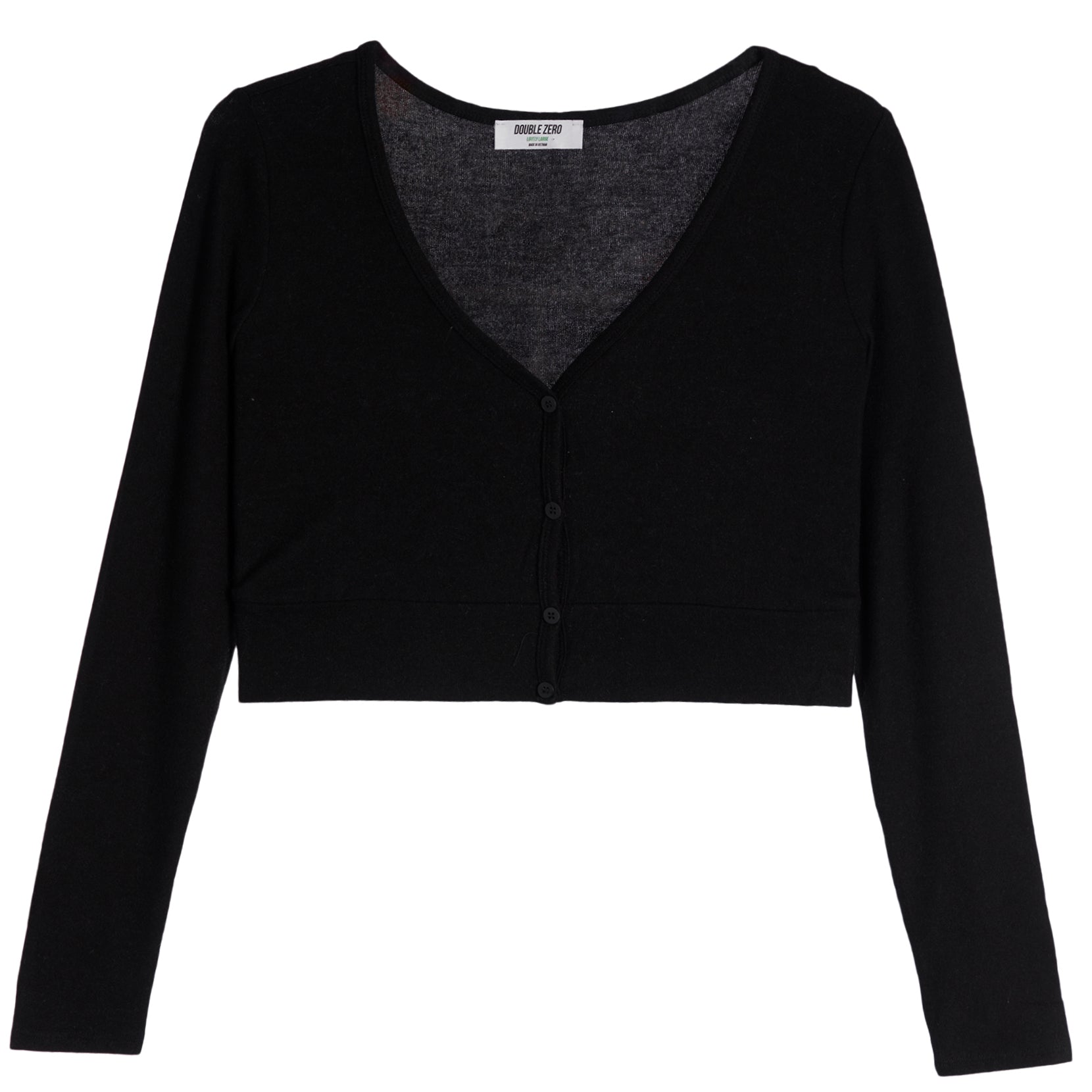 Long Sleeve Crop Cardigan - Denny's