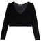 Long Sleeve Crop Cardigan - Denny's