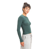 Long Sleeve Solid Crew