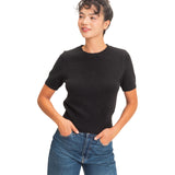 Short Sleeve Crew Sweater