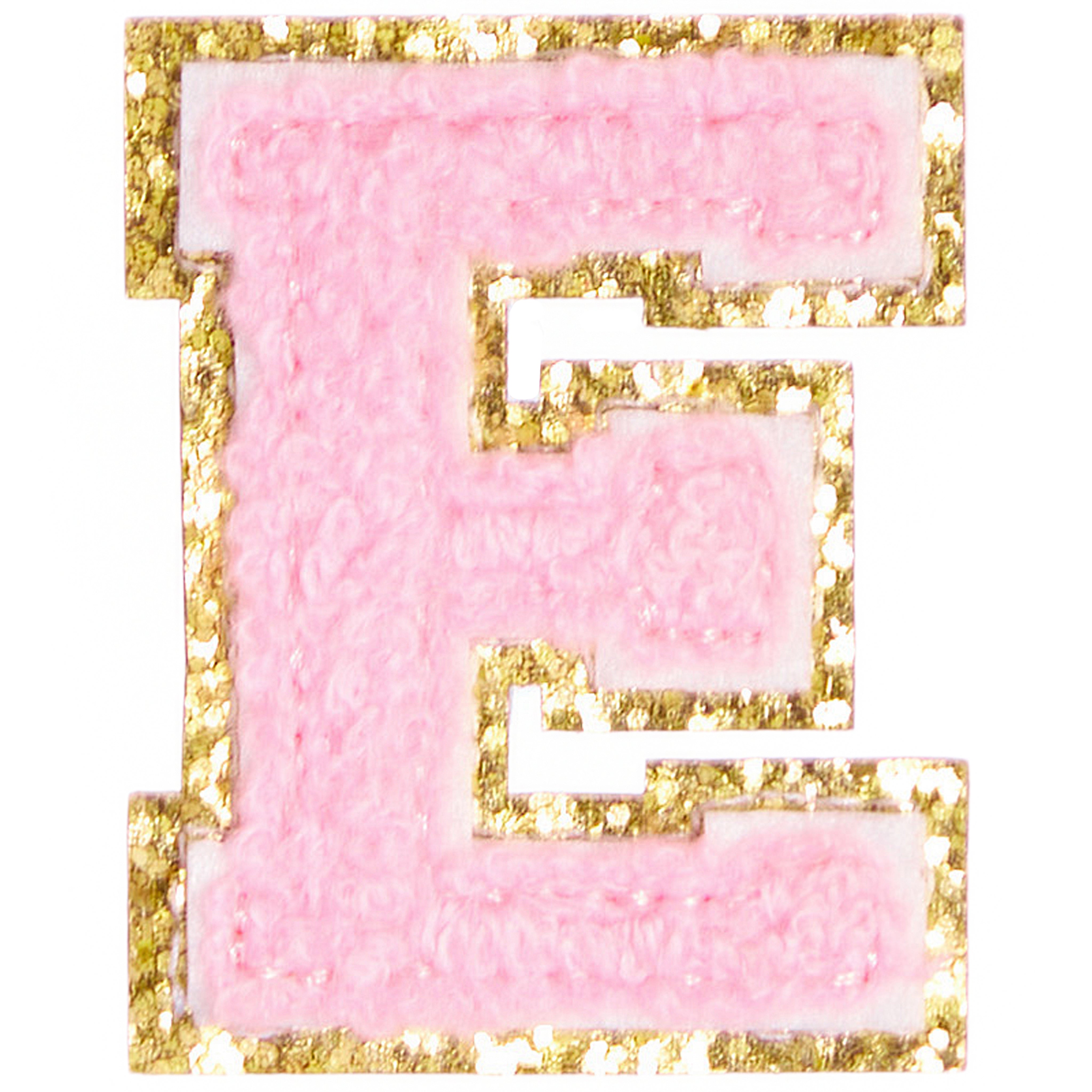 E Varsity Chenille Letter Sticker Patch - Denny's