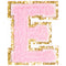 E Varsity Chenille Letter Sticker Patch - Denny's