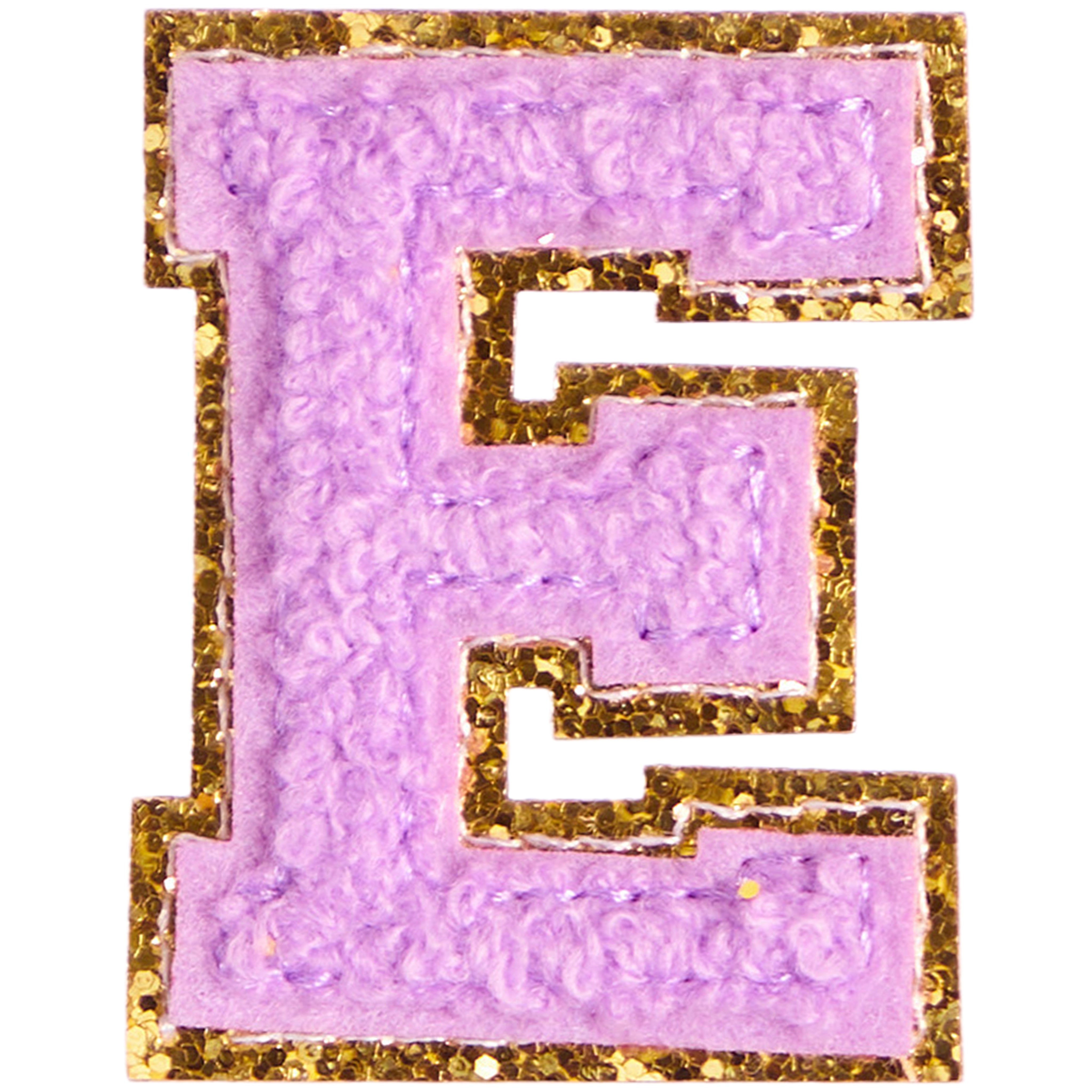 E Varsity Chenille Letter Sticker Patch - Denny's