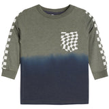 Check Pocket Dip Dye Tee - Denny's