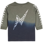 Check Pocket Dip Dye Tee - Denny's