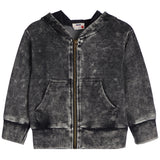 Distressed Denim Zip Hoodie - Denny's
