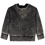 Distressed Denim Zip Hoodie - Denny's