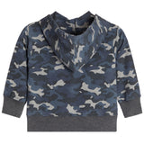 Distressed Camo Star Zip Hoodie - Denny's