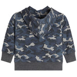 Distressed Camo Star Zip Hoodie - Denny's
