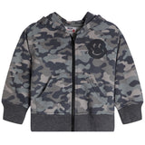 Distressed Camo Zip Hoodie - Denny's