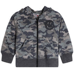 Distressed Camo Zip Hoodie - Denny's