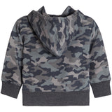 Distressed Camo Zip Hoodie - Denny's