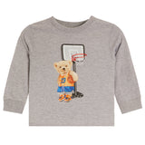 Basketball Bear Long Sleeve Tee