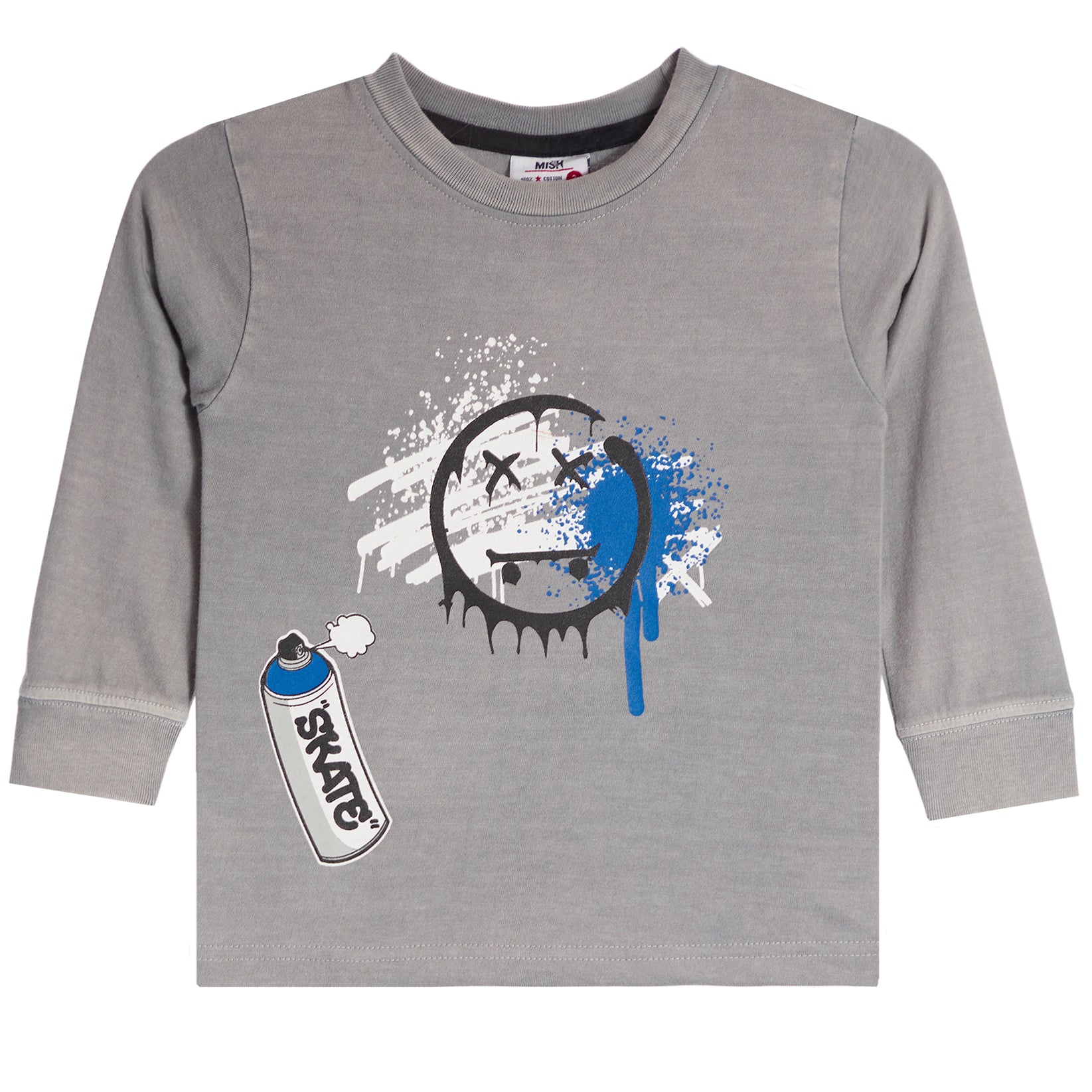 Skate Spray Long Sleeve Tee - Denny's