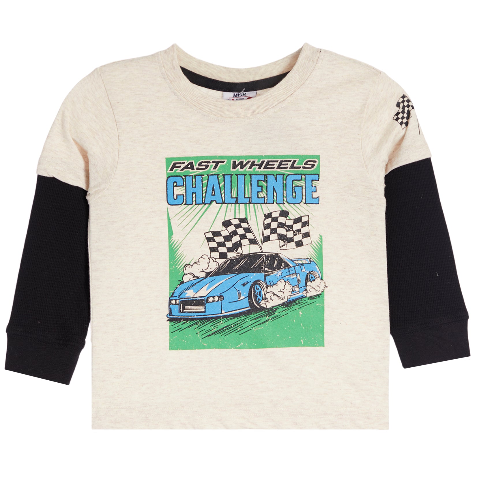 Fast Wheels Long Sleeve Layer Tee - Denny's