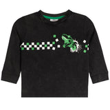 Dino Check Long Sleeve Tee - Denny's