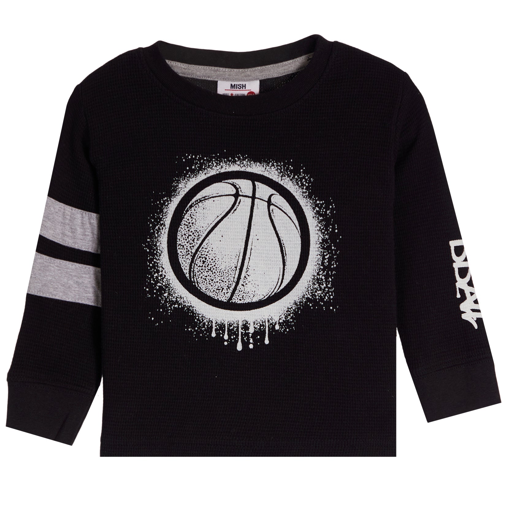 Baseball Stripe Sleeve Thermal - Denny's