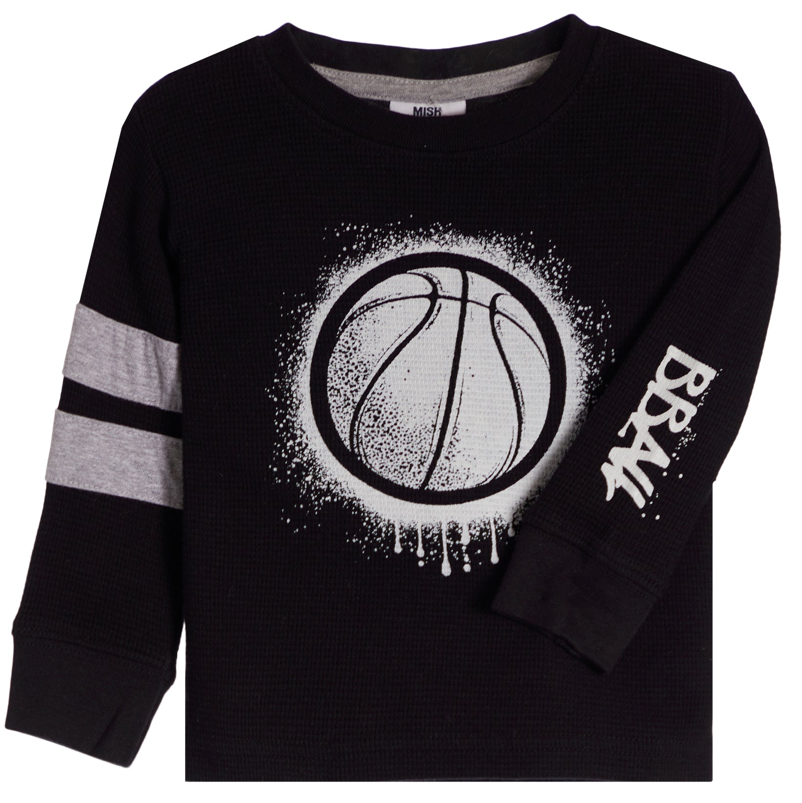 Baseball Stripe Sleeve Thermal - Denny's