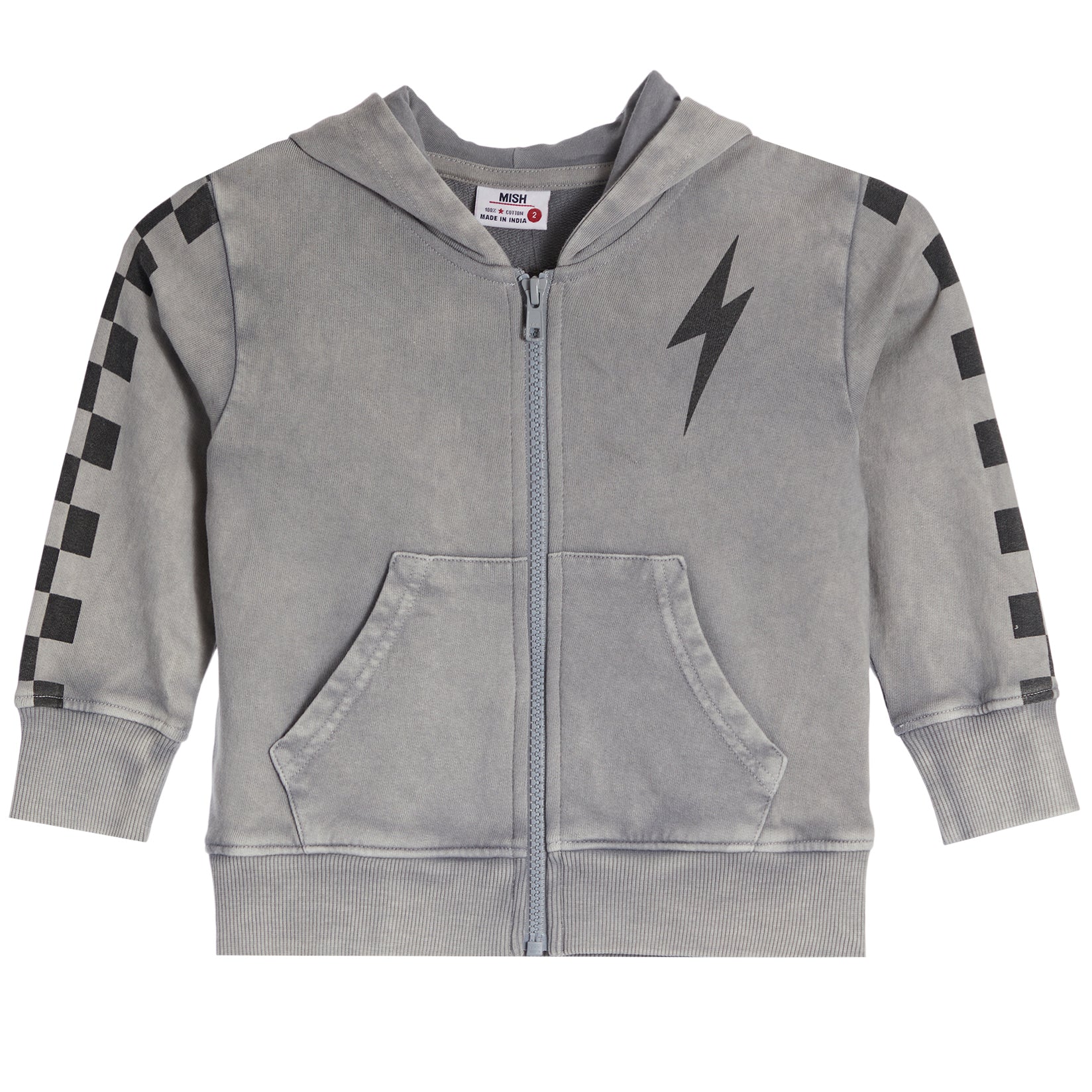 Check Zip Hoodie - Denny's