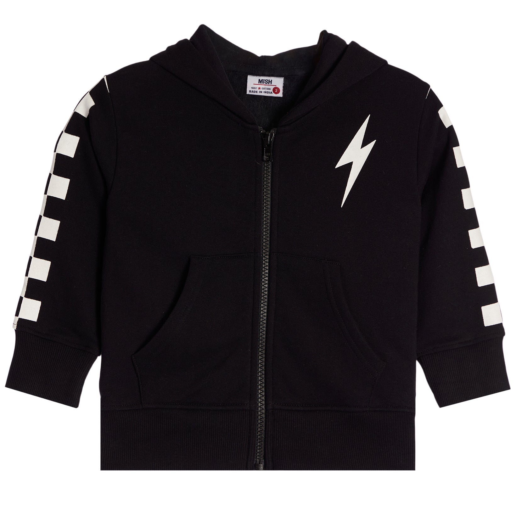 Check Zip Hoodie - Denny's
