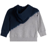 Diagonal Dip Zip Hoodie - Denny's