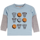 Basketball Grid Layer Tee