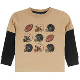 Football Grid Layer Tee