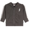 Full Zip Hoodie With Bolt on and White Taping on sleeves.