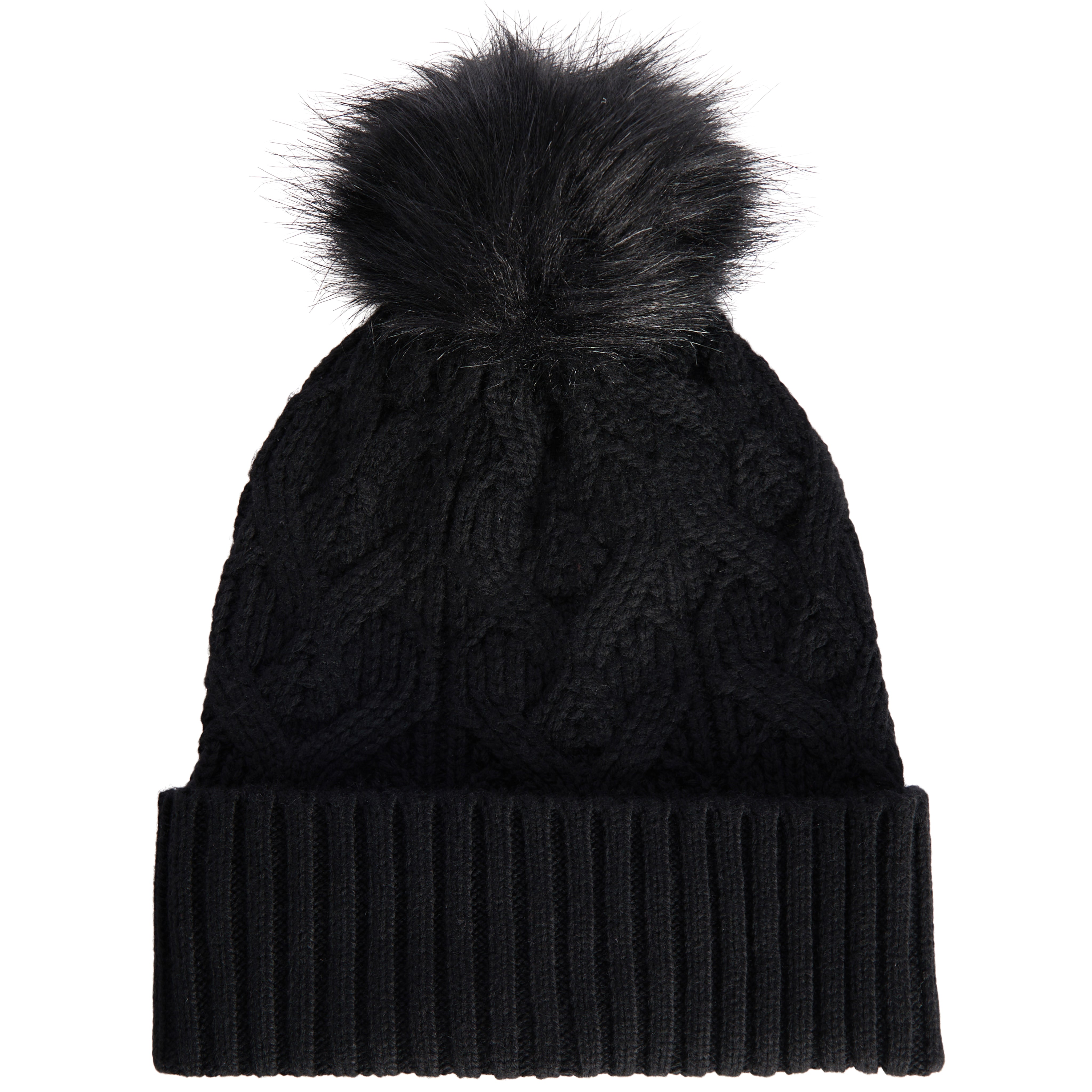 Loopy Cable Pom Hat - Denny's