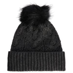 Loopy Cable Pom Hat - Denny's