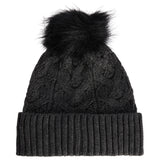 Loopy Cable Pom Hat - Denny's