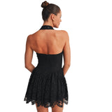Lace Halter Dress